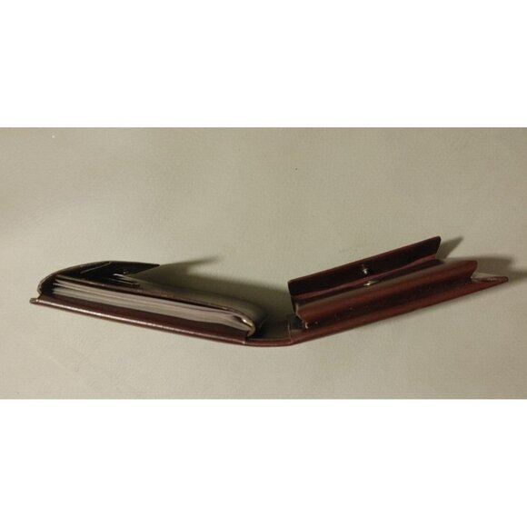 Talon Count Tri-Fold Wallet Brown Cowhide Leather Vintage Made In America - Picture 3 of 16